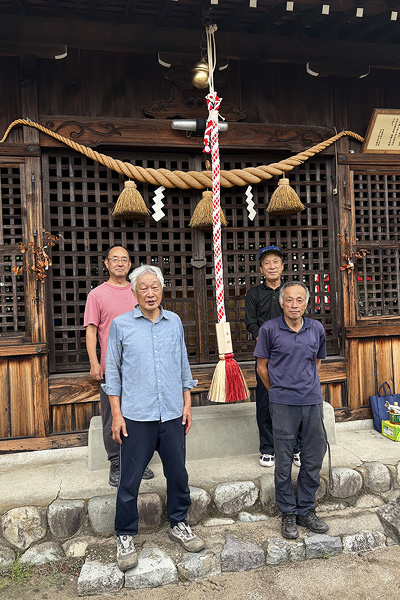 八幡神社氏子総代　佐古澄男様